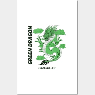 Green Dragon Posters and Art